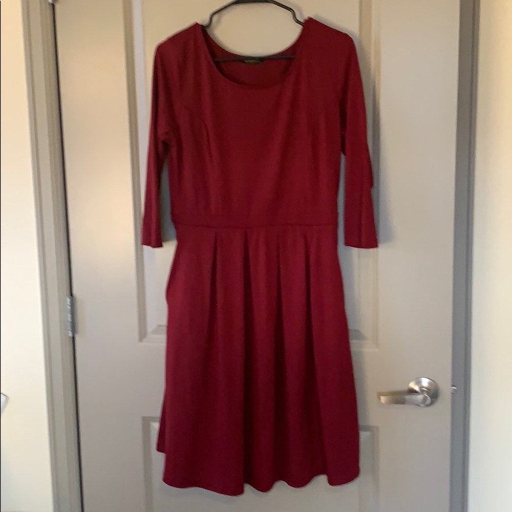Red dress